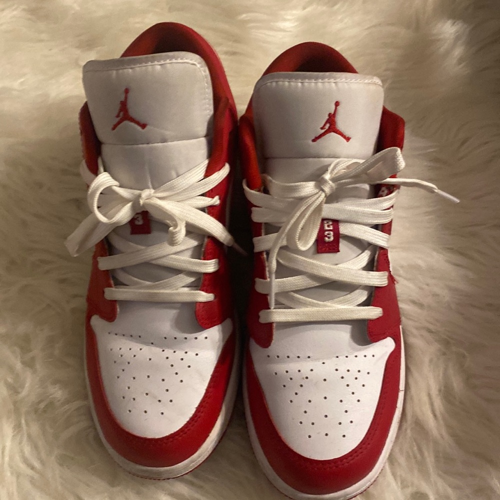 Jordan 1 Low Gym Red White (GS)